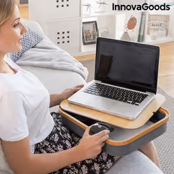 InnovaGoods Bureau Portatif avec Plateau de Rangement Larage
