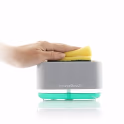 InnovaGoods Distributeur de Liquide Vaisselle2 en 1 Pushoap