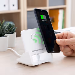 InnovaGoods Chargeur sans fil Multiposition avec Support Pomchar