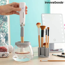 InnovaGoods Nettoyeur et Séchoir Automatique pour Pinceaux de Maquillage Maklin