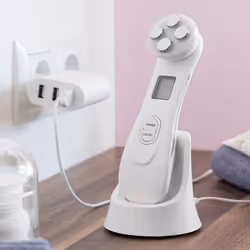 InnovaGoods Masseur Facial avec Radiofréquence, Photothérapie et Électrostimulation Wace