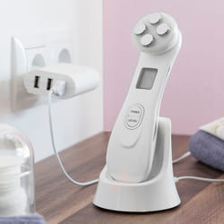 InnovaGoods Masseur Facial avec Radiofréquence, Photothérapie et Électrostimulation Wace