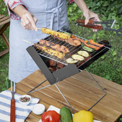 Innovagoods - Mini-barbecue Pliable Portable pour Charbon Foldecue