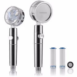 Le pommeau de douche purifiant avec hélice de pression Innovagoods est conçu pour offrir une expérience de douche revitalisan ...