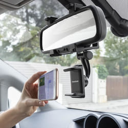InnovaGoods Support de smartphone pour rétroviseur Stropp