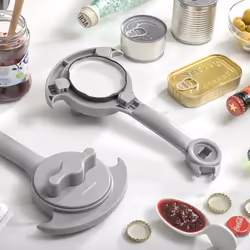 InnovaGoods Ouvre-boîte Ajustable Multi-fonctions pour Bocaux, Conserves et Bouteilles Tapof