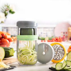Innovagoods - Coupe-légumes en Spirale et Râpe à Légumes avec Recettes Vigizer