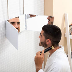 Innovagoods - Miroir de maquillage éclairé Miroir de salle de bain avec design pliant et vue