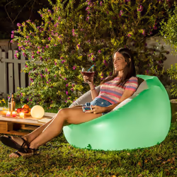 InnovaGoods vous offre les meilleures nouveautés pour la maison, comme Fauteuil Gonflable avec LED Multicolore et Télécommand ...