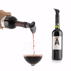 InnovaGoods Bouchon Verseur Aérateur de Vin 2 en 1 Wintopp