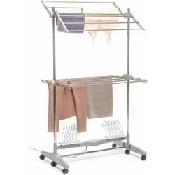 InnovaGoods Étendoir à linge électrique pliable avec flux d'air naturel Dryllon 24 W 12 Barres