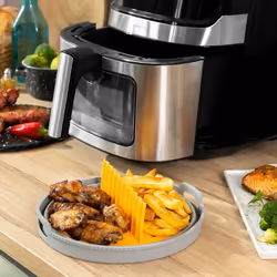 InnovaGoods 8435527825676, Plaque de cuisson, Universel, Gris, Orange, Silicone, 215 mm, 215 mm