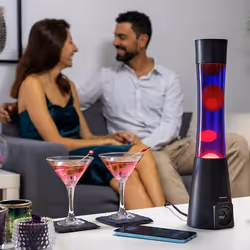 InnovaGoods 8435527825690 lampe de table E14 30 W G Noir, Violet, Rouge, Transparent - Vue supplémentaire 4