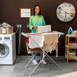 Innovagoods - tendoir à Linge Électrique Pliable Dryak 8 Barres 120 w