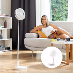 InnovaGoods vous offre les meilleures nouveautés pour la maison, comme Ventilateur Rechargeable Pliable 3 en 1 Fandle InnovaG ...