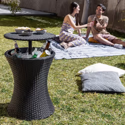InnovaGoods vous offre les meilleures nouveautés pour la maison, comme Table-Réfrigérateur de Jardin 3 en 1 Frizzble InnovaGo ...