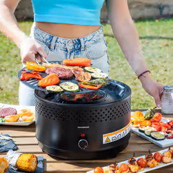 InnovaGoods vous offre les meilleures nouveautés pour la maison, comme Barbecue Charbon de Bois sans Fumée Portable CleanQ In ...