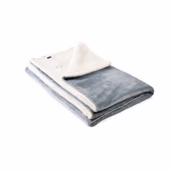 InnovaGoods Couverture Chauffante Heklet Blanc Gris 130 x 180 cm 160 W
