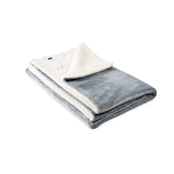 InnovaGoods Couverture Chauffante Heklet Blanc Gris 130 x 180 cm 160 W