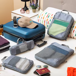 Innovagoods - Sacs de Rangement à Compression pour Valises Compakube 4 Pièces