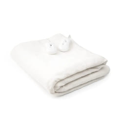InnovaGoods Surmatelas Chauffant Électrique Double Blewarm 60+60 W 140 x 160 cm Blanc