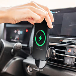 Innovagoods - Support de Charge Rapide Sans Fil pour Voiture Chakar