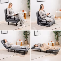 InnovaGoods vous offre les meilleures nouveautés pour la maison, comme Canapé-lit Convertible Simple 4 en 1 Softfa InnovaGood ...