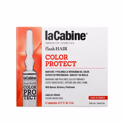 laCabine Color Protect, Sérum cheveux, 35 ml, Femmes, Cheveux colorés, Hydratant, Brillant, Adoucissant, Alcool benzylique, S ...