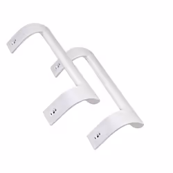 Kit de deux poignées de porte de réfrigérateur adaptables Beko Saivod 4321270300 2PT-163
