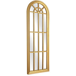 Miroir Résine F/Fenêtre Doré