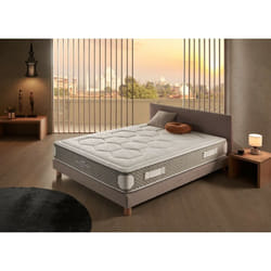 Matelas Royal Madeira 140 x 190 - Équilibre entre Fermeté et Douceur - Ressorts Ensachés Healthy Spring & Mémoire de Forme hr - 25cm d'Epaisseur