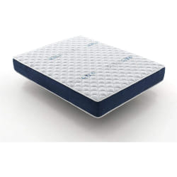 Matelas 120x200 real confort mousse à confort multizone visco soft épaisseur 25 cm double face été-hiver