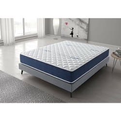 Simpur - Matelas 200x200 réversible Real Confort relax - Épaisseur +/- 25 cm - Haute densité - Mousse h.r