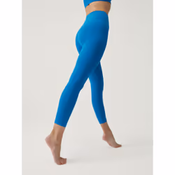 Born Living Yoga 8435558698003 pantalon de sport Bleu, Gris Elastane, Polyamide