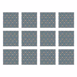 Panorama Stickers Carrelage Adhésif Cuisine 24 Pièces de 20x20cm The Shinig Bleue - Autocollant adhésif en Vinyle pour Carrea ...