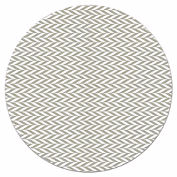 Tapis Vinyle Panorama Ronde Épis de Blé Vertes 100x100 cm - Tapis pour Cuisine Bureau et Salon en PVC