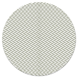 Tapis Vinyle Panorama Ronde Épis de Blé Vertes 100x100 cm - Tapis pour Cuisine Bureau et Salon en PVC