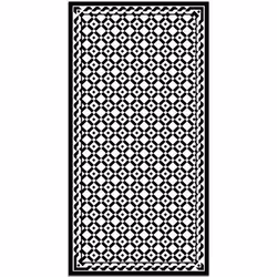 Tapis Vinyle Panorama Géométrie Carrée 80x150 cm - Tapis pour Cuisine Bureau et Salon en PVC