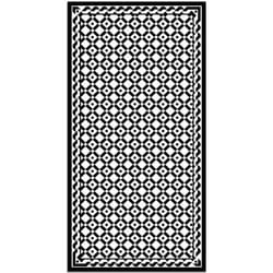 Tapis Vinyle Panorama Géométrie Carrée 80x150 cm - Tapis pour Cuisine Bureau et Salon en PVC