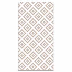Tapis Vinyle Panorama Carrés Roses 60x110 cm - Tapis pour Cuisine Bureau et Salon en PVC