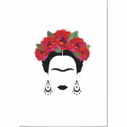 Poster Panorama Frida Kahlo 30x21 cm - Imprimée sur Poster - Decoration Murale