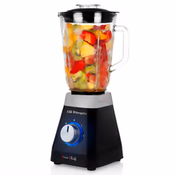 Orbegozo BV 3400, Mixeur de cuisine, 1 L, Fonction d'impulsion, Pileur de glace, 500 W, Noir