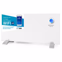 Orbegozo REW 1500, Radiateur sans huile, Aluminium, Android, iOS, IP21, Intérieure, Sol, Mur