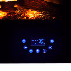 Orbegozo CM 8000 cheminée Intérieure Cheminée encastrable Electrique Noir - Vue supplémentaire 5