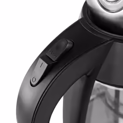 Orbegozo KT 6040 bouilloire 1,8 L 2200 W Noir, Acier inoxydable