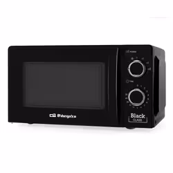 Orbegozo MI 2117, Comptoir, Micro-onde simple, 20 L, 700 W, Rotatif, Noir