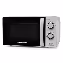 Orbegozo MI 2118, Comptoir, Micro-onde simple, 20 L, 700 W, Rotatif, Noir, Acier inoxydable