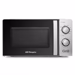Orbegozo MIG 2138 micro-onde Comptoir Micro-ondes grill 20 L 700 W Noir, Acier inoxydable