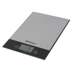 Orbegozo PC 2026 Noir, Acier inoxydable Comptoir Rectangle Balance de ménage électronique
