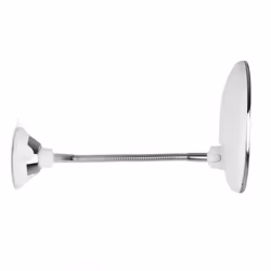 Orbegozo ESP 1020 miroir de maquillage Ventouse Rond Argent, Blanc